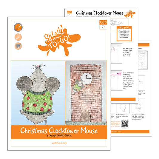 Christmas Clocktower Mouse Project Pack